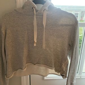 Gray cooper key cropped hoddie size-small